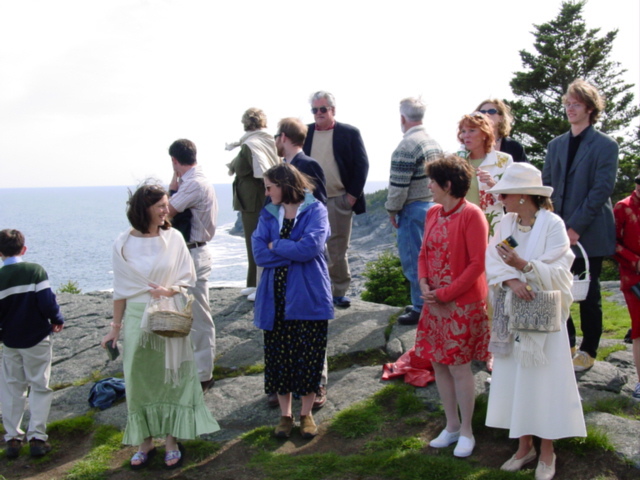 wedding crowd