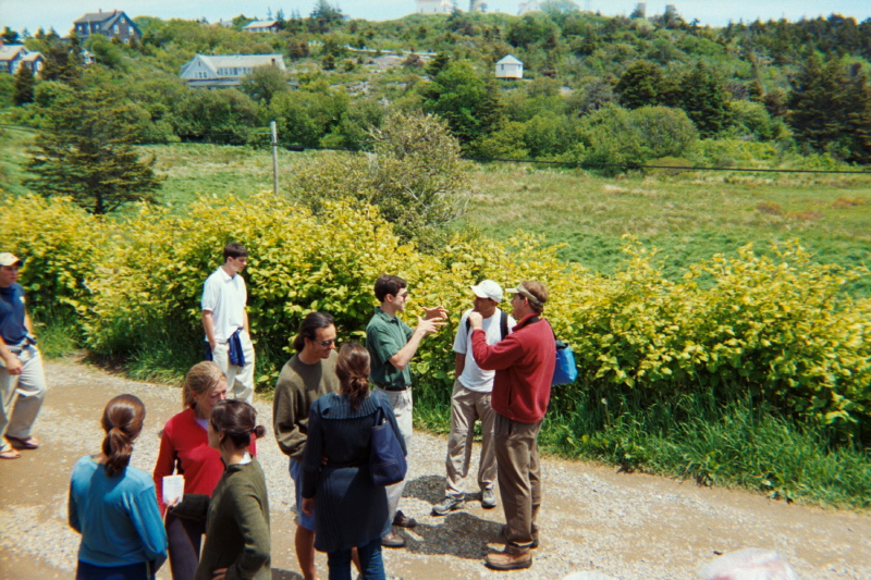 hikers gathering